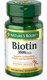 Nature’s Bounty Biotin 1000mcg (100 Count)/24pk