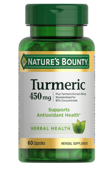 Nature’s Bounty Turmeric 450mg (60 Count)/24pk