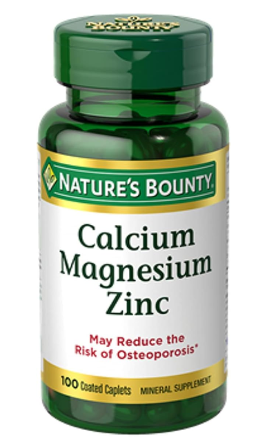 Nature’s Bounty Calcium Magnesium Zinc (100 Count)/24pk