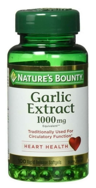 Nature’s Bounty Garlic 1000mg (100 Count)/24pk