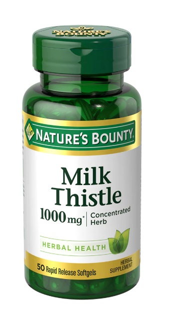 Nature’s Bounty Milk Thistle 1000mg (50 Count)/24pk