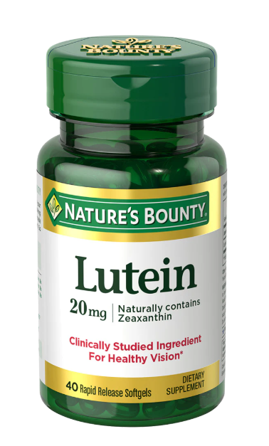 Nature’s Bounty Lutein 20mg (40 Softgels, 4 Pack)/24pk
