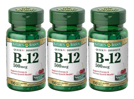 Nature’s Bounty B-12 Tablets 500 mcg (300 ct)/24pk