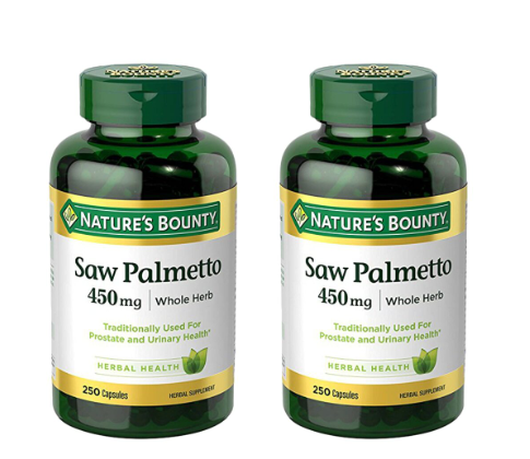 Nature’s Bounty Saw Palmetto 450 mg Capsules (250 ct, 2 Pack)/12pk