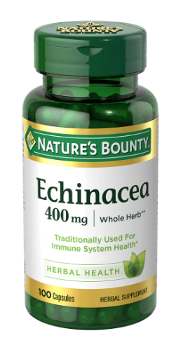 Nature’s Bounty Echinacea 400mg Capsules (100ct)/24pk