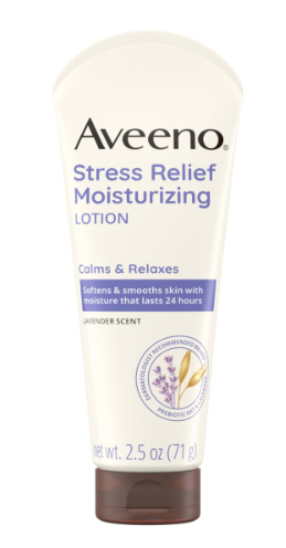 Aveeno Stress Relief Lotion Lavender (2.5 oz, 12 Pack)/12pk